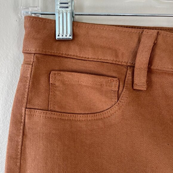 L'AGENCE Sz 30 Micro Boot Stretch Leather Look Coated Denim Skinny Jeans Pants - Picture 5 of 10